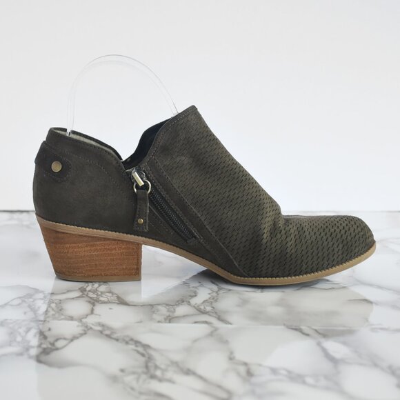 Dr Scholl's Dark Green Suede Better Bootie Size 8.5 - Picture 5 of 6